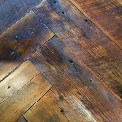 reclaimed wood floor character featured